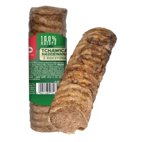 Suņu uzkodas Maced Trachea stuffed with venison Liellops