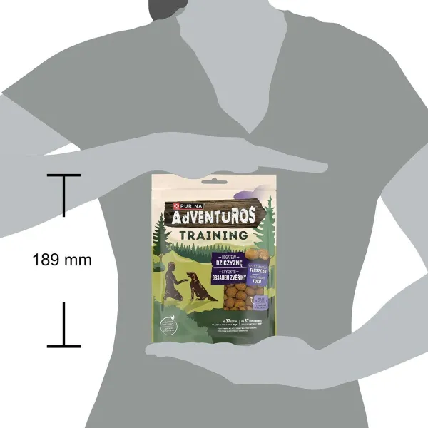 Dog Snack Purina Adventuros Adiestramiento venado Wild Boar 115 g