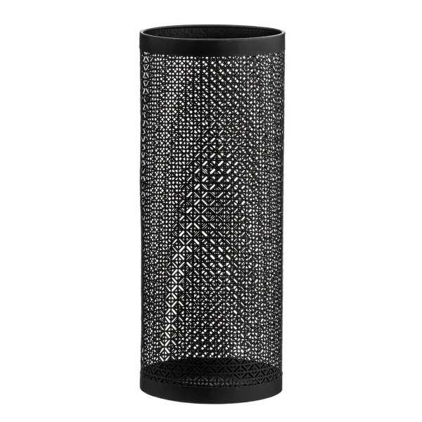Sateenvarjoteline Caison Filigree Musta Metalli 50 x 20 cm