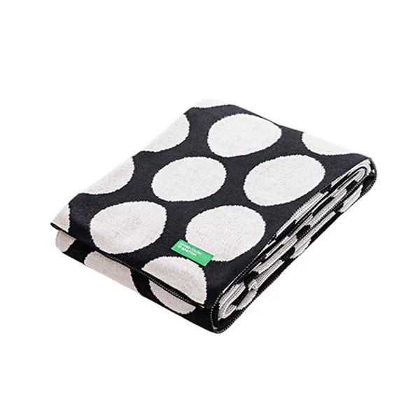 Покрывало Benetton Чёрный 140 x 190 cm Кроты