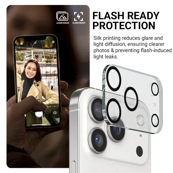 Crong Lens Shield - Glass for the camera and lens of the iPhone 17 Pro Max