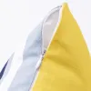 Подушка Benetton Жёлтый Белый вишня 40 x 40 cm Квадратный