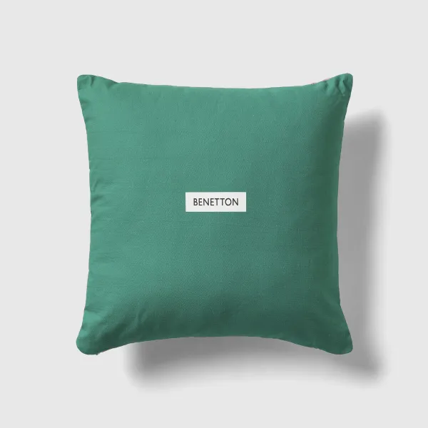 Pagalvėlė Benetton Žalia Rožinė Obuolys 40 x 40 cm Kvadratai