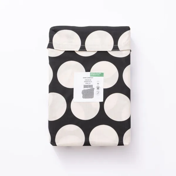 Bedding set Benetton Black Mouse 4 Pieces
