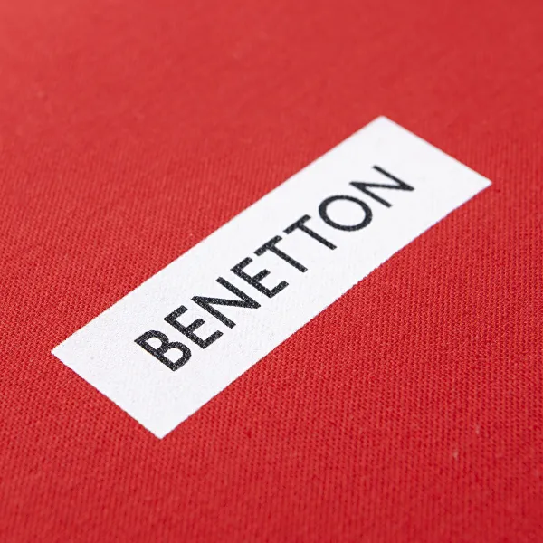 Pagalvėlė Benetton Geltona Raudona Obuolys 40 x 40 cm Kvadratai