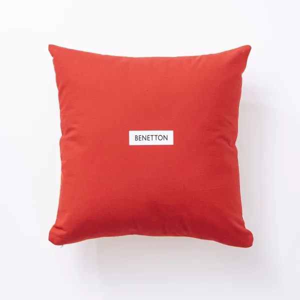 Подушка Benetton Жёлтый Красный Яблоко 40 x 40 cm Квадратный