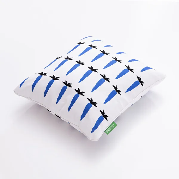 Подушка Benetton Синий Белый Морковь 40 x 40 cm
