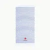 Bath towel Beverly Hills Polo Club Blue White 100% cotton 80 x 165 cm