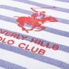 Vannas dvielis Beverly Hills Polo Club Zils Balts 100% kokvilnas 80 x 165 cm