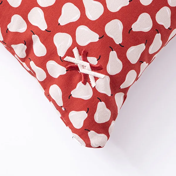 spilvens Benetton Balts Sarkans Bumbieris 35 x 50 cm