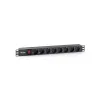 Schuko 19" 8 Way Multi-socket Adapter Equip 333283 Black (1,8 m)