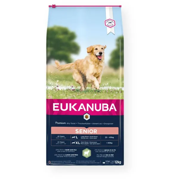Фураж Eukanuba Senior Large&Giant Lamb with rice Мясо ягненка 12 kg