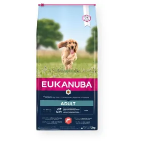 Lopbarība Eukanuba Adult Small&Medium Salmon Zivs 12 kg