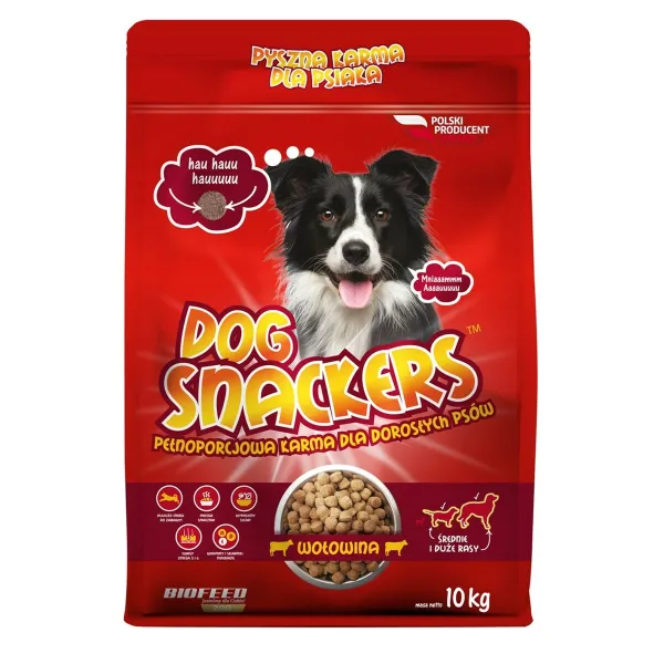 Rehu Biofeed Dog Snackers Adult medium & large Beef Nauta 10 kg