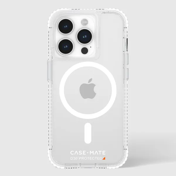Case-Mate Ultra Tough plus D3O MagSafe - iPhone 15 Pro Case (Clear)
