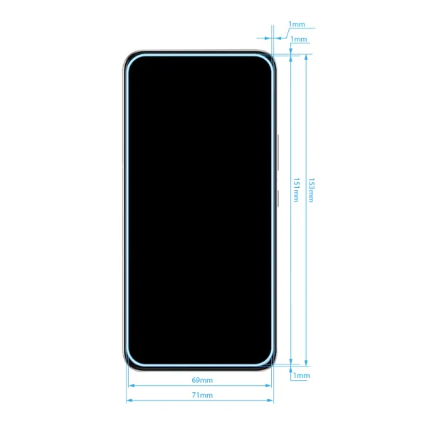 Crong 7D Nano Flexible Glass - 9H hybrid glass for the entire Samsung Galaxy S22+ screen