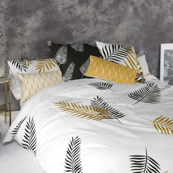 Pillowcase set HappyFriday Foliage Multicolour 50 x 75 cm 15 x 1 x 38 cm 2 Pieces