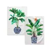 Drabužių rinkinys HappyFriday Spalvotas 70 x 50 cm Augalas (2 Dalys)