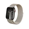 Crong Milano Steel – Stainless Steel Strap for Apple Watch 38/40/41/42 mm (Champagne)