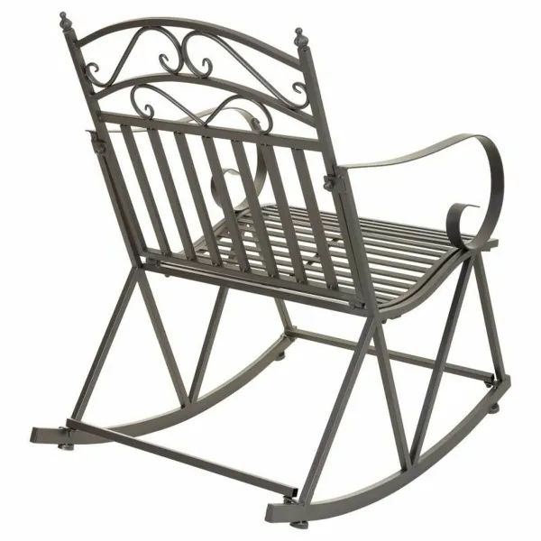 Šūpuļkrēsls Alexandra House Living Brūns Dzelzs 24 x 45 x 24 cm