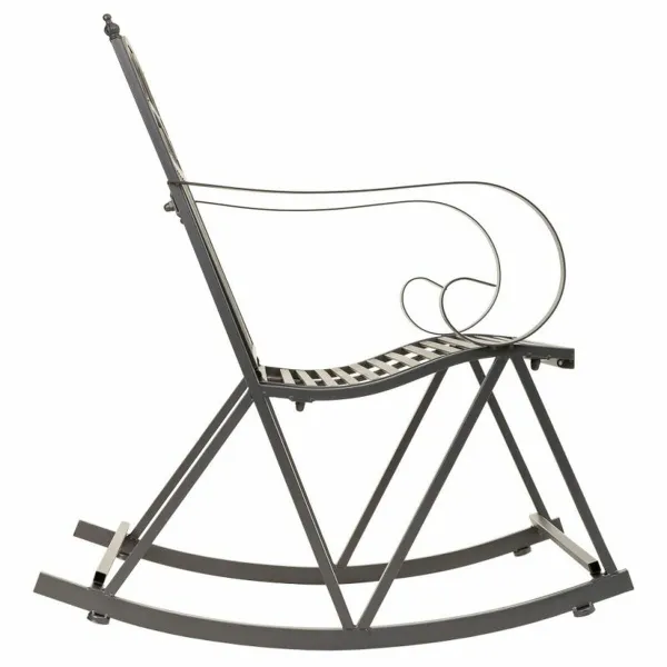 Кресло качалка Alexandra House Living Коричневый Железо 24 x 45 x 24 cm