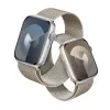Crong Milano Steel – Stainless Steel Strap for Apple Watch 38/40/41/42 mm (Champagne)