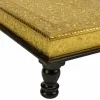 Šoninis staliukas Alexandra House Living Auksinis Aliuminis Medžio MDF 38 x 12 x 38 cm