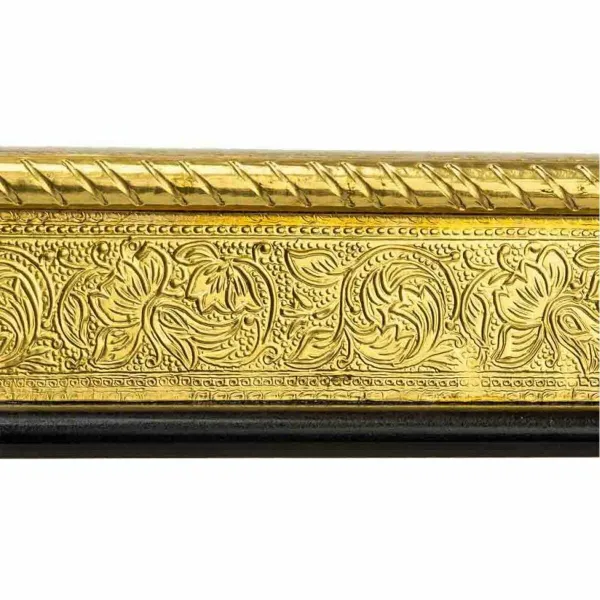 Šoninis staliukas Alexandra House Living Auksinis Aliuminis Medžio MDF 38 x 12 x 38 cm