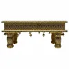 Šoninis staliukas Alexandra House Living Auksinis Aliuminis Medžio MDF 38 x 12 x 38 cm