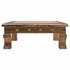 Mazs galdiņš Alexandra House Living Varš Alumīnijs Koks MDF 38 x 14 x 38 cm