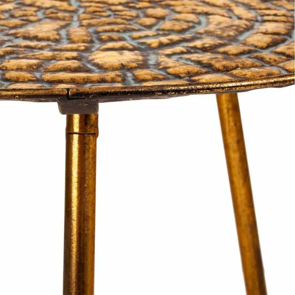 Centrālais galds Alexandra House Living Bronza Dzelzs 54 x 40 x 54 cm