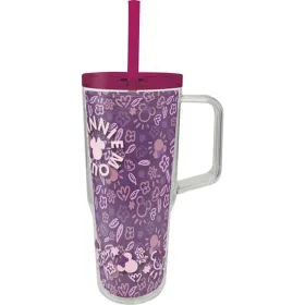 Thermal Cup with Lid Minnie Mouse Cherrylicious 860 ml