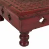 Кофейный столик Alexandra House Living Красный 33 x 14 x 33 cm