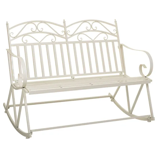 Dīvāns Alexandra House Living Balts 20 x 48 x 20 cm Šūpuļkrēsls