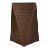 Planter Alexandra House Living Dark brown Iron Rattan Plastic 31 x 56 x 31 cm