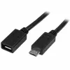 Kaabel Micro USB Startech USBUBEXT50CM         Must