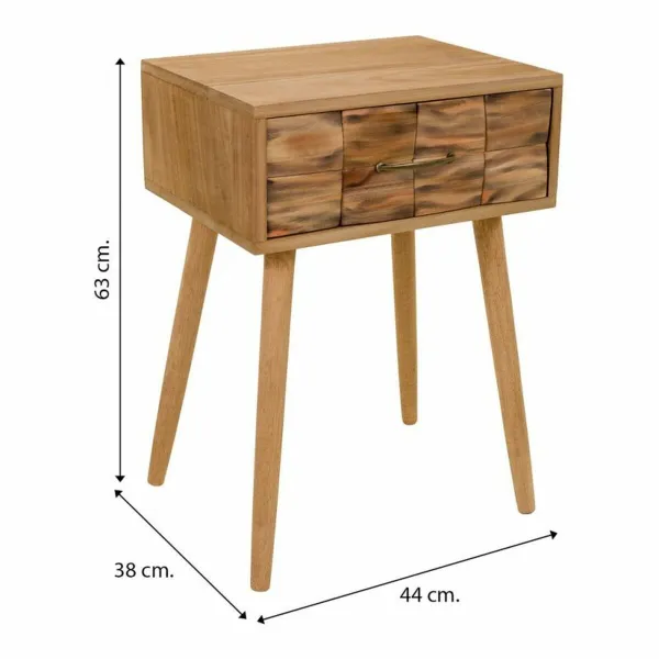 Ночной столик Alexandra House Living Натуральный 63 x 38 x 44 cm