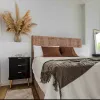 Naktsskapītis Alexandra House Living Melns Bronza 35 x 72 x 50 cm