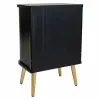 Naktsskapītis Alexandra House Living Melns Bronza 35 x 72 x 50 cm