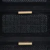 Naktsskapītis Alexandra House Living Melns Bronza 35 x 72 x 50 cm