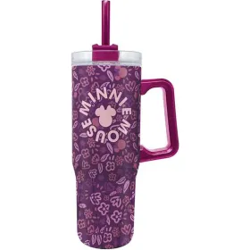 Thermal Cup with Lid Minnie Mouse Cherrylicious 920 ml
