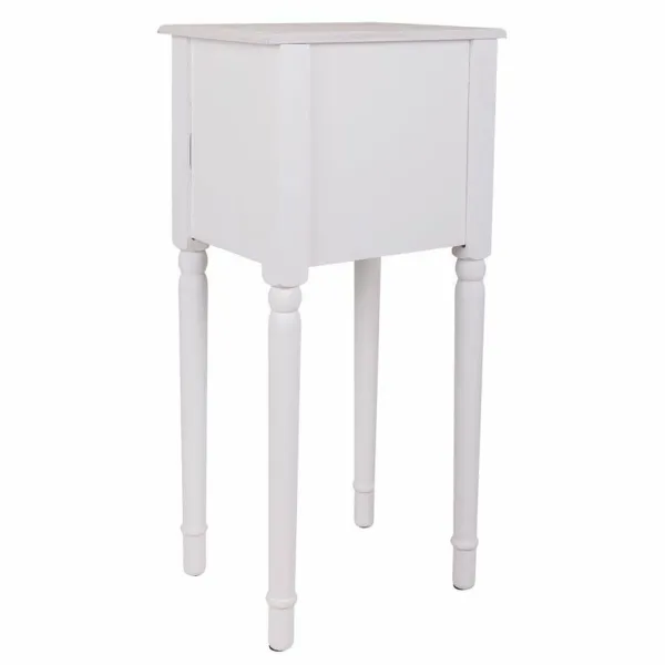Naktsskapītis Alexandra House Living Balts 26 x 72 x 33 cm