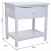 Ночной столик Alexandra House Living Белый 29 x 42 x 40 cm