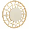 Wall mirror Alexandra House Living Natural 56 x 2 x 56 cm Circle