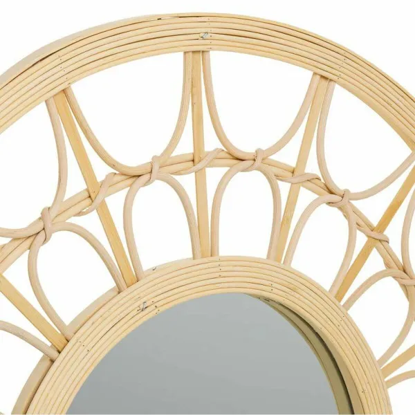 Sienas spogulis Alexandra House Living Dabisks 56 x 2 x 56 cm Apļi