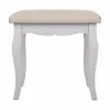Bench Alexandra House Living White Brown Pine MDF Wood 31 x 41 x 42 cm