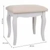 Jakkara Alexandra House Living Valkoinen Ruskea mänty Puu MDF 31 x 41 x 42 cm