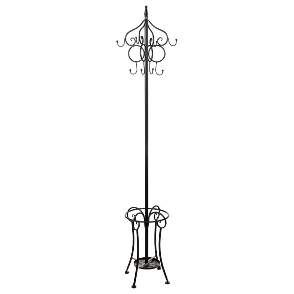 Skrybėlių stovas Alexandra House Living Musta 26 x 38 x 26 cm
