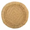 Set of stools Alexandra House Living Natural Bamboo Rope 38 x 38 x 38 cm 2 Pieces