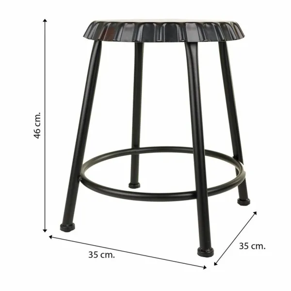 Табурет Alexandra House Living Металл Железо 35 x 46 x 35 cm